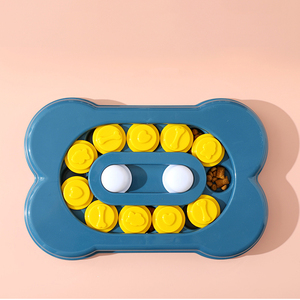 ZMaker Pet IQ Intelligent Toys Plastic Dog Treat Food Dispenser Interactive Slow Feeder Dog Puzzle Toys