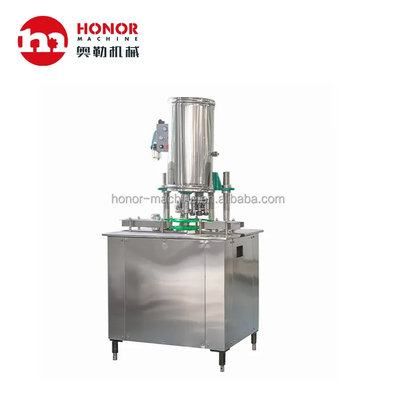 Automatic soda water drink water washing sealing gland filling machine