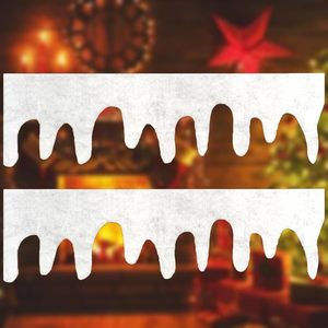 120*36 CM glaçon frange noël Village décorations glaçon <span class=keywords><strong>neige</strong></span> frange fausse <span class=keywords><strong>chemin</strong></span>ée <span class=keywords><strong>neige</strong></span> couverture couverture glaçon <span class=keywords><strong>chemin</strong></span> <span class=keywords><strong>de</strong></span> <span class=keywords><strong>Table</strong></span> - Product Image 2