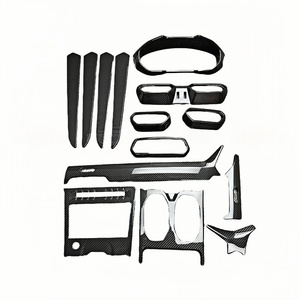 Autocollants de garniture intérieure de console centrale en fibre de carbone sèche forgée pour Lamborghini URUS 2018-<span class=keywords><strong>2023</strong></span> – Pièces de modification et amélioration intérieure - Product Image 2