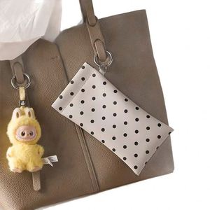 Korean Fashion PU Leather Sunglasses Case Portable Self-Closing Eyeglasses Pocket with Keychain Soft Glasses Holder Travel <b>Gift</b> - Product Image 3