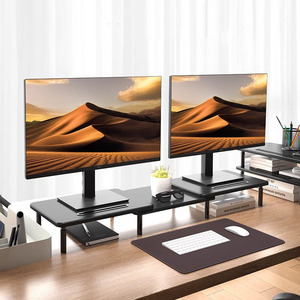 Dễ dàng cài đặt phổ biến hữu ích Chiều cao có thể điều chỉnh ba màn hình đôi màn hình đứng màn hình Riser máy tính xách tay đứng - Product Image 4