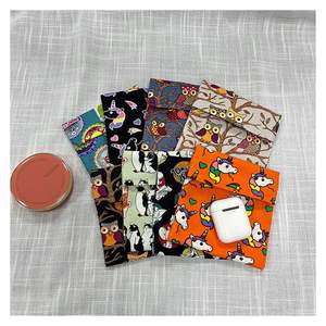 Wholesale Fashionable Small Cotton Canvas Jewelry Pouch Seal for Use with Watches Rings Bracelets Earrings-for Hand Warmer Gifts - Product Image 1