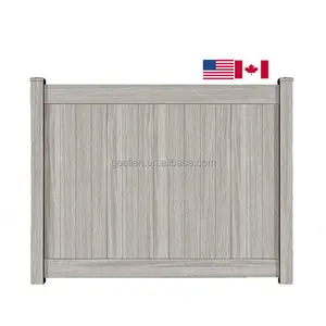 Hot Sale Top Quality 6ft.H x8ft.W Vinyl PVC Privacy Fence Lowes Vinyl Fence Panels with Different Colors Options