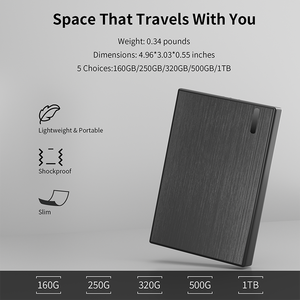 Portable <strong>Hard</strong> <strong>Drive</strong> USB 3.0 Connected to Mobile Phone and <strong>Computer</strong> with High-<strong>speed</strong> 320GB Capacity - Product Image 5