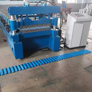 Huatong golfplaten- en dakpanvormmachine 5,5 kW motor Delta PLC voor stalen dakpannen (0,3-0,8 mm rolhoogte) - Product Image 3