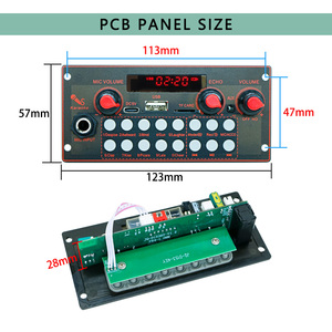 10W 10W Máy nghe nhạc MP3 <span class=keywords><strong>Bluetooth</strong></span> khuếch đại âm thanh mô-đun Xe đẩy <span class=keywords><strong>Bluetooth</strong></span> Loa Khuếch Đại Hội Đồng Quản Trị <span class=keywords><strong>3.7V</strong></span> - Product Image 3