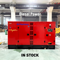 Groupe électrogène diesel refroidi par eau à six cylindres de 30 kW, 50 kVA, 80 kVA, 100 kVA, 200 kVA, 300 kVA, haute puissance, alimentation de secours pour usine