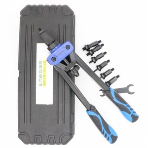Naichi Manual <b>Riveting</b> <b>Nut</b> <b>Gun</b> 14 Inch M3 M10 Auto Repair Tool With 14 Pieces Socket Drive 1/4 In Hand Tool Set - Product Image 1