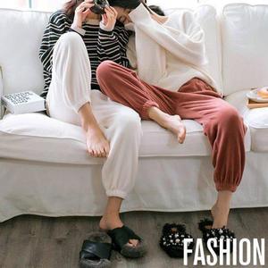 Autumn Winter <strong>Women</strong> Underwear Pants High Waist <strong>Thermal</strong> Warm <strong>Trousers</strong> <strong>Women</strong> Home Casual Velvet <strong>Trousers</strong> - Product Image 3