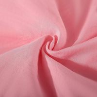 100% polyester rose couette reine taille prélavé extra doux ensemble de literie housse de couette 90x90 pouces avec fermeture à glissière