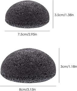 Éponge Konjac personnalisable avec logo, lavable, en gros, éponge Konjac biologique pour le nettoyage du visage - Product Image 2
