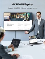 Hub USB-C Ugreen 9 en 1, station d'accueil multifonction 10 en 1 de type C, adaptateur pour MacBook Pro, accessoire pour ordinateur portable, en stock