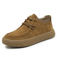 Nouveaux Mocassins Homme 2024 en Cuir Véritable et Daim de Vache, Style Décontracté à Enfiler, Marque Anglaise, Vente en Gros, Prix Réduit, Fabrication OEM