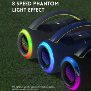 H68 50W Karaoke Màu Xanh Răng Loa Không Thấm Nước Ngoài Trời Sân Khấu Chuyên Nghiệp PA Hệ Thống Không Dây Loa Siêu Trầm Di Động Đảng Loa - Product Image 6