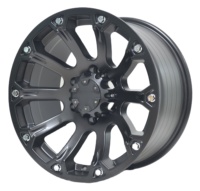 Jantes Beadlock Concaves Noir Mat Taille 17x9 Llantas 17 6x1397 Adaptées aux Jantes Sport 4x4 Roues Tout-Terrain Pneus
