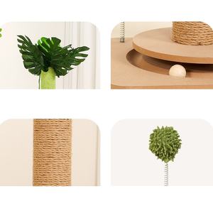 كرة معلقة ، شجرة القط ، مع حبل سيزال ممتاز للقطط الداخلية - Product Image 4