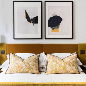 Tête de lit en bois pour lit Queen, design de tête de lit pour hôtel - Product Image 5