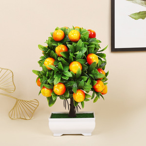 J12 Nhân Tạo Trái Cây Nồi Trang Trí Trong Nhà Trái Cây Nhân Tạo Nhà Máy 25 Trái Cây Bonsai Nhân Tạo Màu Xanh Lá Cây Nhà Máy - Product Image 3