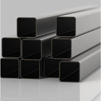 Profilé carré en acier au carbone doux ASTM A53, section creuse carrée, tuyau carré en fer