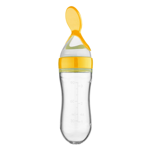 <span class=keywords><strong>Biberon</strong></span> en silicone de 90ml pour céréales pour bébés en gros avec cuillère - Product Image 5