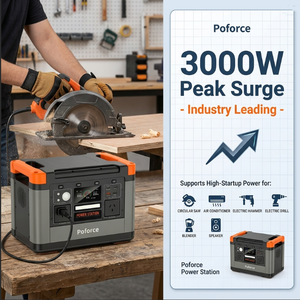 Station d'alimentation portable 1500W, générateur solaire <span class=keywords><strong>LiFePO4</strong></span> 1008Wh, crête de puissance 3000W, charge solaire rapide 600W, personnalisation OEM/ODM - Product Image 6