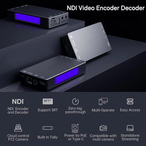 ตัวเข้ารหัสและถอดรหัสสัญญาณวิดีโอ 4K สำหรับสตรีมมิ่ง รองรับ HDMI USB Capture Device RTMP SRT RTSP SDI NDI Pass Through สำหรับการออกอากาศ - Product Image 2