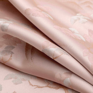 新作到着100% ポリエステルサテン生地光沢度の高いしわのないソフトプリントスカート女の子用高級ホームテキスタイル - Product Image 6