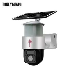 HONEYUGARD HSC062 1080p Wifi Solar Tuya App Floodlight Cctv inalámbrico Baby Monitor Smart Camera De Vigilancia Detección de movimiento