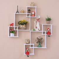 Étagère murale créative pour la maison, simple et moderne, pour chambre à coucher, bureau, salon, étagère murale décorative