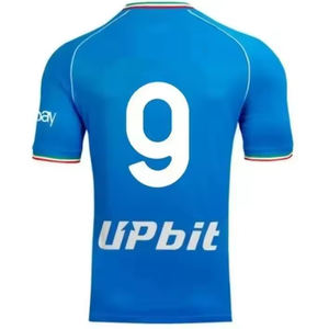 Tayland kalite 25/26 <span class=keywords><strong>Napoli</strong></span> futbol formaları 2025 <span class=keywords><strong>Napoli</strong></span> ev sürümü MARADONA KVARATSKHELIA erkekler eğitim Spakken spor T-shirt - Product Image 1