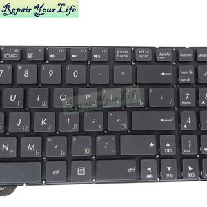 Ru รัสเซียแป้นพิมพ์แล็ปท็อปไม่มีไฟแบ็คไลท์สำหรับ <span class=keywords><strong>Asus</strong></span> UX510 V510U UX510UA UX510UX UX510UWK ต้นฉบับ UX510UXK ใหม่ - Product Image 3