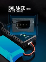 Chargeur de poche intelligent ToolkitRC U3 38W 3A Type-C PD pour LiPo 2-3S avec indicateur LED pour drone RC