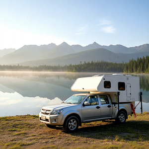 HY Léger Hard Top Camion Camper Lit Plat Fibre de Verre Glissière sur Camion Camper Hilux <span class=keywords><strong>F150</strong></span> Pickup Camper à <span class=keywords><strong>Vendre</strong></span> - Product Image 1