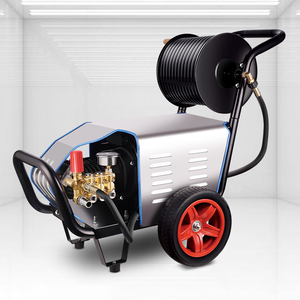 เครื่องฉีดน้ำแรงดันสูงเชิงพาณิชย์ 380V สำหรับล้างรถยนต์ 18Mpa 2600psi สภาพใหม่ เครื่องล้างรถแบบพกพาแรงดันสูง - Product Image 1