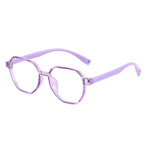 Jamie 2070 Children's Anti Blue Light Glasses Transparent Jelly Color Square Frame Plano Lenses TR90 Ultralight - Product Image 3