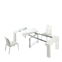 Table de salon blanche brillante, nouvelle collection, mobilier de salon Simple et moderne