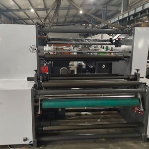 Machine de découpe automatique de tissu non tissé BOPP, machine de rembobinage de rouleaux à commande informatique avec composant moteur central - Product Image 4