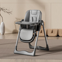 Chaise haute bébé en plastique RHS-HC13, base haute résistance écologique, siège surélevé portable avec design amovible
