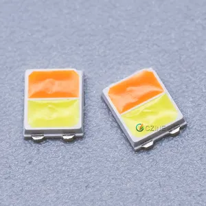 Double color 2 In 1 Dual Gold yellow/CCT Cool white+Warm White 0.2W 0.5W 2835 Bi-color Smd Led for Smart Homeappliance