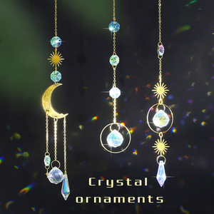 Colgante Atrapasoles - <span class=keywords><strong>Bola</strong></span> <span class=keywords><strong>de</strong></span> Cristal <span class=keywords><strong>de</strong></span> Colores - Luna - Estrellas - Luz Solar - Atrapasueños - Colgante <span class=keywords><strong>de</strong></span> Luz y <span class=keywords><strong>Sombra</strong></span> - Campanilla <span class=keywords><strong>de</strong></span> Viento - Product Image 3
