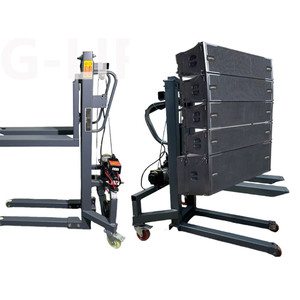 Mesin Forklift listrik kecil <span class=keywords><strong>Mini</strong></span> harga grosir Forklift baterai untuk kotak pencahayaan panggung angkat - Product Image 1