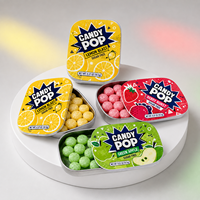 Bonbons durs pressés certifiés Halal, saveur fruitée acidulée et sucrée, multicolores, en vrac, vente en gros, OEM