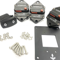 Panneau de protection de circuit étanche IP65 DC MCB 48V 150A 100A 80A, Tableau de protection contre les surcharges avec interrupteur à bascule pour environnements difficiles
