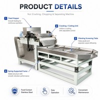 Machine à Décortiquer et Hacher les Noix (Amandes, Pistaches, Macadamias, Noix de Grenoble, Arachides, Noisettes) à Vendre