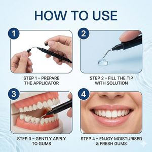 Gel Protector de Encías en Lápiz, Aplicación Precisa con Puntas Metálicas para Blanqueamiento Dental - Product Image 3