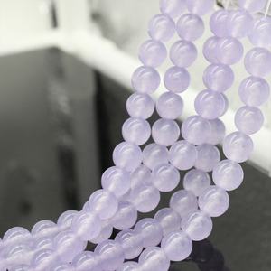 Cuentas redondas de <span class=keywords><strong>Jade</strong></span> <span class=keywords><strong>violeta</strong></span> de grado AAA, cuentas sueltas de moda para pulsera, joyería, <span class=keywords><strong>piedra</strong></span> de alta calidad de 8mm, 10mm, 12mm - Product Image 6