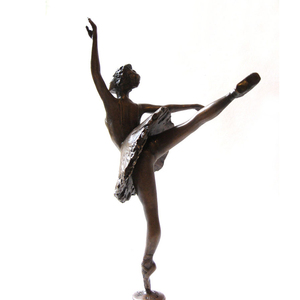 Alta calidad tamaño de la <span class=keywords><strong>vida</strong></span> al aire libre encantador de bronce bailarina estatua - Product Image 2