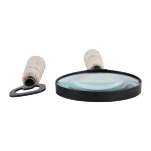 Set di lente d'ingrandimento e apribottiglie con manico in pietra, decorazione per la casa, accessorio per tavolino, mensola, soggiorno - Product Image 5