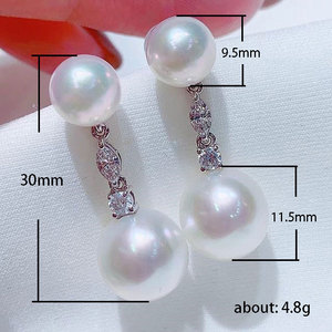 Eleganti Orecchini Pendenti Lunghi Simili a Perle per Donne, Orecchini Semplici per Uso Quotidiano e Feste, Gioielli alla Moda - Product Image 5